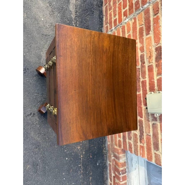 Antique American Classical Carved Mahogany Work Table For Sale In Washington DC - Image 6 of 17