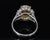 Late 20th Century Gia Yellow Sapphire & 0.48ct Diamond Platinum Ring 7.5g Size 6 For Sale - Image 16 of 18
