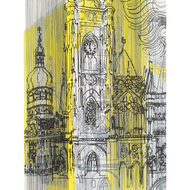 1990s Josef Flejsar Vintage 1993 Czech Lithograph Print Poster "Franz Kafka Exposition" For Sale - Image 5 of 13