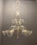 Large venetian murano art glass chandelier 1960’s mouth blown venetian glass created by master glass blowers. height...