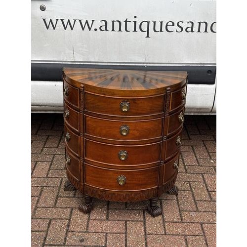 Chest of Drawers with Sunburst Inlaid Top For Sale - Image 18 of 18