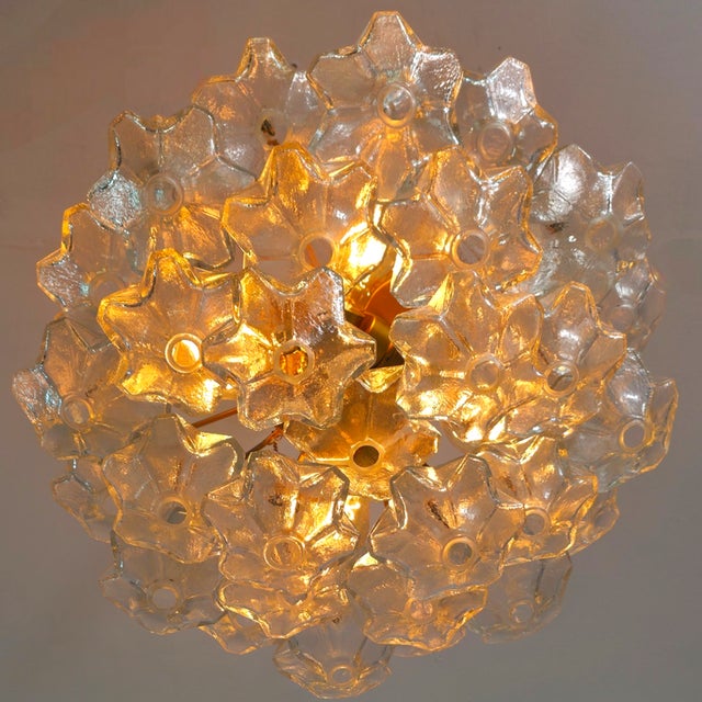 Mid-Century Murano Glass Pagode Chandelier from J. T. Kalmar, 1960s For Sale - Image 6 of 14