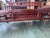 Antique Chinese Elm Daybed With Rattan Seat and Shou Bolster, Late Qing Dynasty For Sale - Image 9 of 12