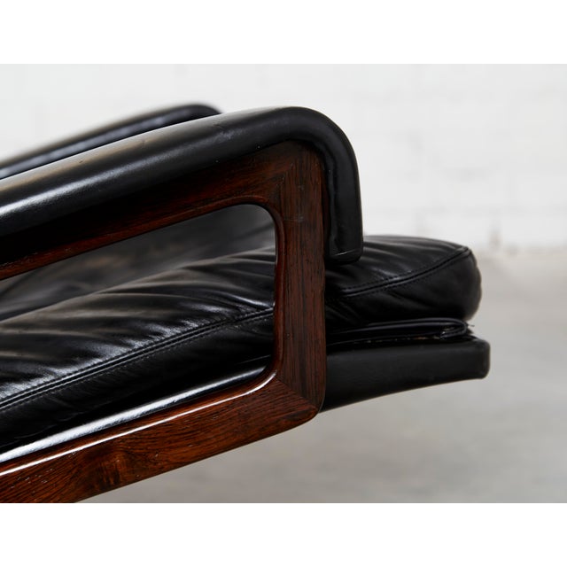 Set of Vintage Lounge Chair and Ottoman by André Vandenbeuck for Strässle For Sale - Image 18 of 18