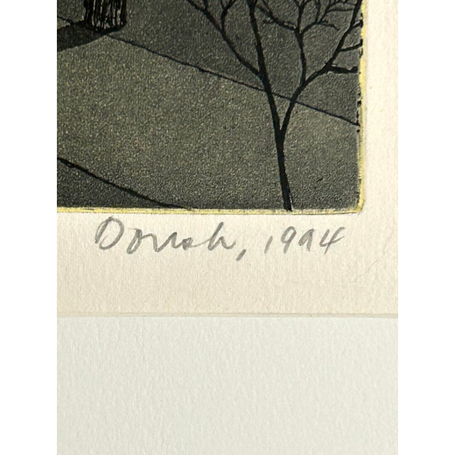 1990s John Dorish “Still Life in the Park” Etching & Aquatint Print, 1994 For Sale - Image 5 of 13