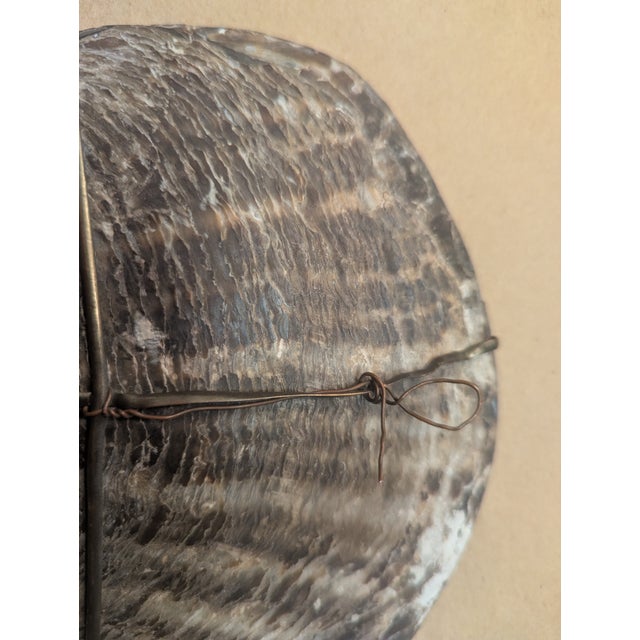 Shell 1950s Carved Abalone Shell Wall Hanging For Sale - Image 7 of 8