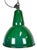 Industrial Green Enamel Factory Lamp with Cast Iron Top, 1960s For Sale - Image 17 of 17