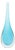 Murano Sommerso Light Blue Bottle Neck Vase For Sale