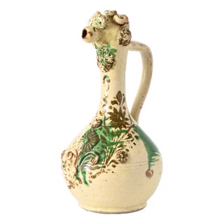 Antique Pottery Ewer from Canakkale, 1800s For Sale
