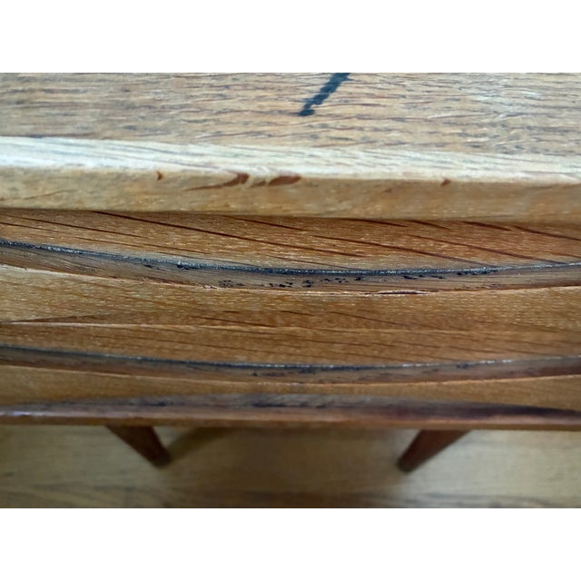 1960s 1960s Niels Clausen Nc Møbler Attributed Danish Oak Nightstand Bedside Table For Sale - Image 5 of 9