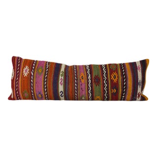 Striped Turkish Kilim Pillow Cover For Sale