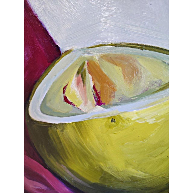 2020s Irina Dobrovinska Fruit Symphony — Original Oil Painting on Canvas Contemporary Citrus Still Life For Sale - Image 5 of 9