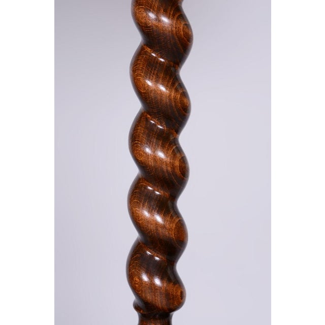 1920s Art Deco Floor Lamp in Oak, 1920s For Sale - Image 5 of 15