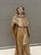 Large 18th Century Baroque Religious Carved Wooden Monk For Sale - Image 13 of 15