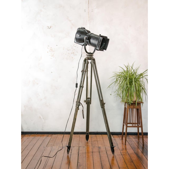 Mid-Century Modern Patt 23N Follow Spot Floor Lamp from Strand Electric, England, 1960s For Sale - Image 3 of 15
