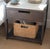 Wood Artifacts Rattan Square Storage Basket with Handles in Honey Brown - 12" For Sale - Image 7 of 8