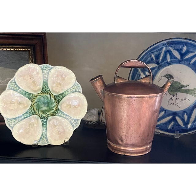 Antique French Copper Watering Can, 19th Century For Sale - Image 11 of 11