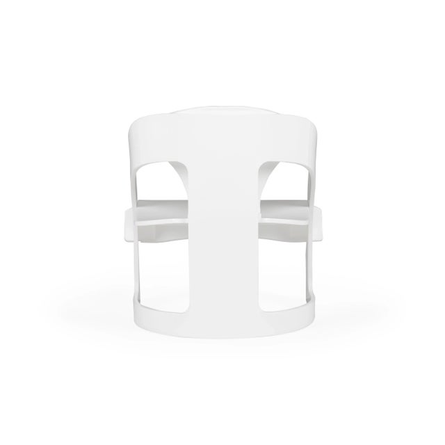 Wildwood Beverly Grove Acrylic Chair in White For Sale - Image 4 of 5