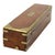 Anglo-Indian Hardwood Pen Box in Brass For Sale - Image 10 of 11