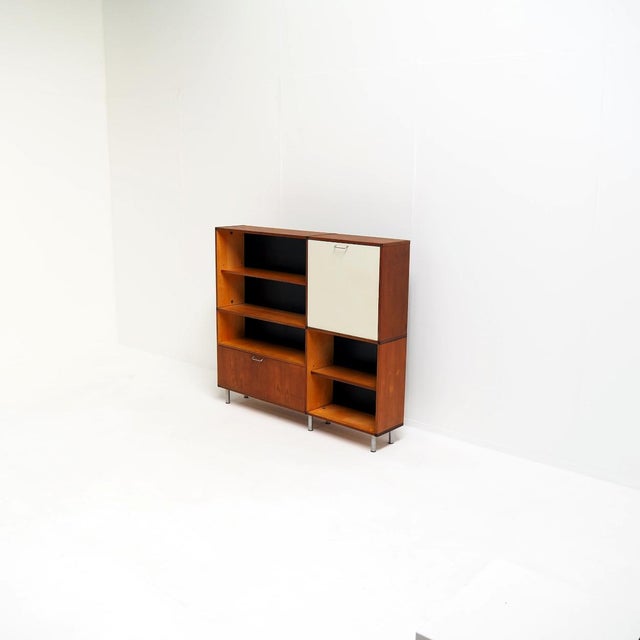 Mid-Century Modern Made to Measure Cabinet in Teak by Cees Braakman for Pastoe, 1960s For Sale - Image 3 of 14