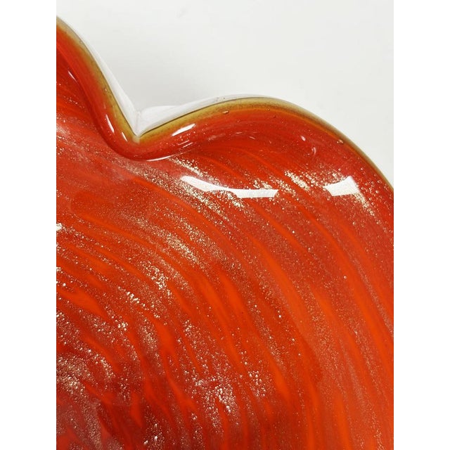 Italian Red Glass Ashtray, France, 1960s For Sale - Image 6 of 10