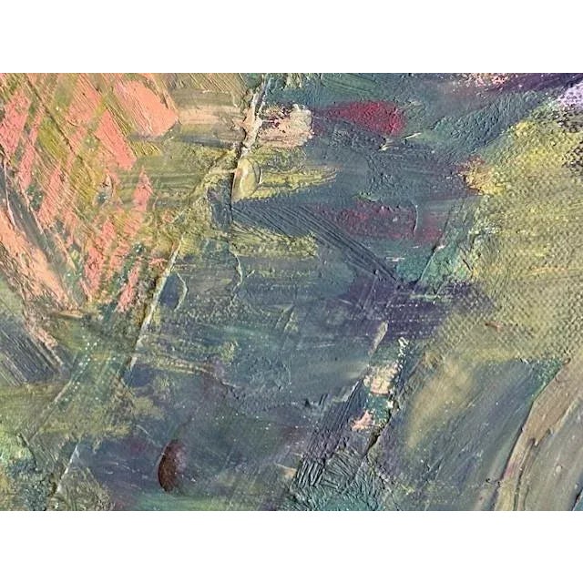 Textile French Village by Ginette Rapp Circa 1950's France For Sale - Image 7 of 11