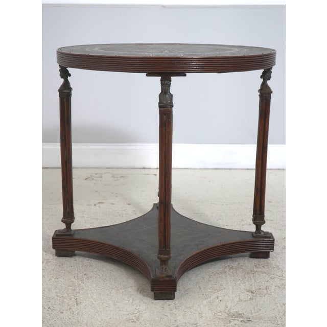 Age: Approx: 20 Years Old Details: Light Factory Distressing Bamboo Form Legs High Quality Construction Bronze Etched...