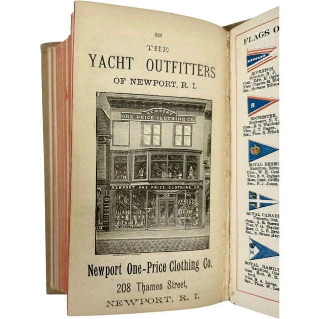 Paper Who Won Yachtsman’s Handbook by James C Summers 1893 Nautical Yacht Clubs For Sale - Image 7 of 12