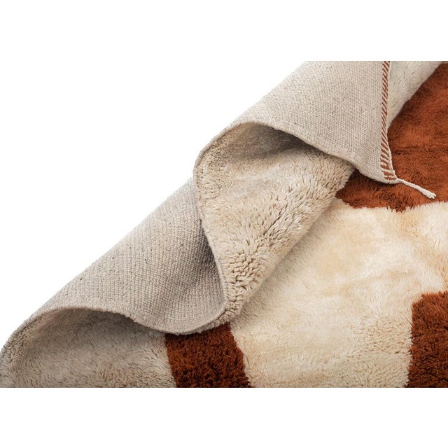 Hand-Knotted Wool Rug by Azele Studio For Sale - Image 6 of 11