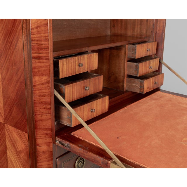 19th Century Louis XVI Style Secretaire a Abattant For Sale - Image 10 of 15