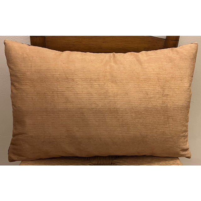 Antique 18th Century French Aubusson Verdure Tapestry Pillow For Sale - Image 9 of 10