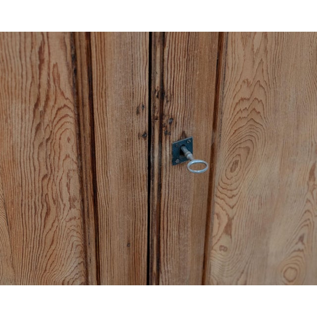Wood Antique Pine Corner Cabinet, 1930s For Sale - Image 7 of 13