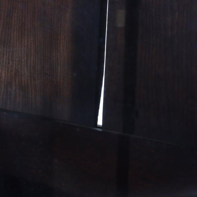 Oversized Antique Sheraton Flame Mahogany Step Back Cupboard C1830 For Sale - Image 12 of 18