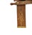 Late 20th Century Ottoman Leather Cushion on Wood Stand Camel Saddle Stool Vintage Egyptian Decor For Sale - Image 10 of 11