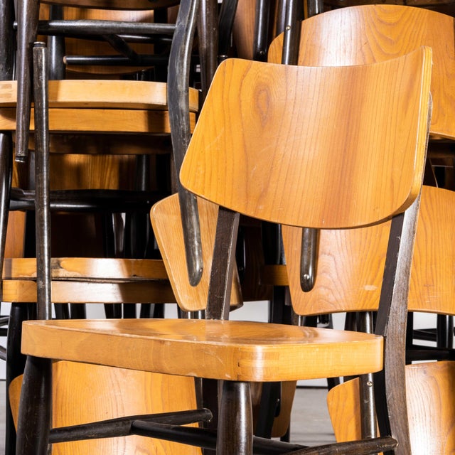 Saddle Back Dining Chairs, 1970s, Set of 4 For Sale - Image 17 of 18