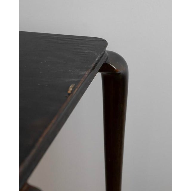 1930s Art Deco Wooden Side Table, France, 1930s For Sale - Image 5 of 7