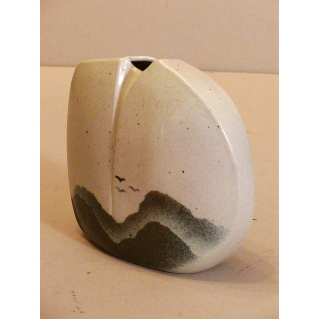 Virebent Porcelain Lentil Vase from Virebent, 1970s-1980s For Sale - Image 3 of 8