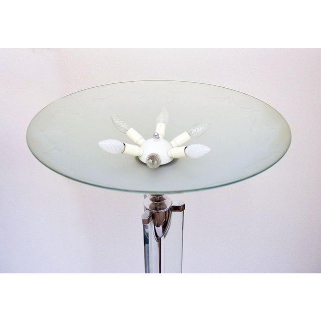 Vintage Crystal Floor Lamp by Pietro Chiesa for Fontana Arte, 1930s For Sale - Image 6 of 14