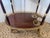Wood !950s Bar Cart Brass Gallery & Veneer, Italy For Sale - Image 7 of 13