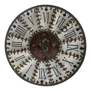 Luna Bella Enameled Roman Numeral Wall Clock
