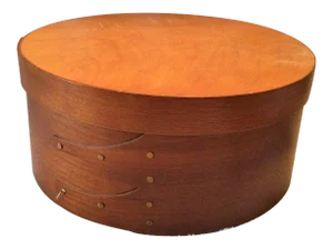 Vintage Wooden Cheese Box From England