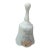 1970s Gorgeous Signed Fenton Hand Painted Satin Glass Bell With Holy Scripture For Sale