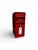 Metal Post Box in Bright Red For Sale - Image 12 of 12