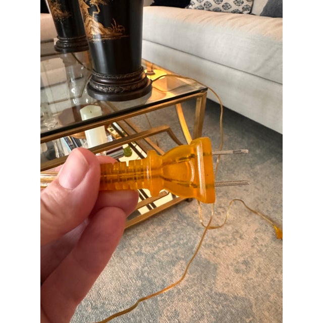 1990s Theodore Alexander Hand-Painted Chinoiserie Table Lamps – Pair For Sale - Image 9 of 16