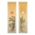 "Sunrise and Moonrise" by Yamada Keichu, Meiji Japanese Paintings in Original Case, Set/2 For Sale