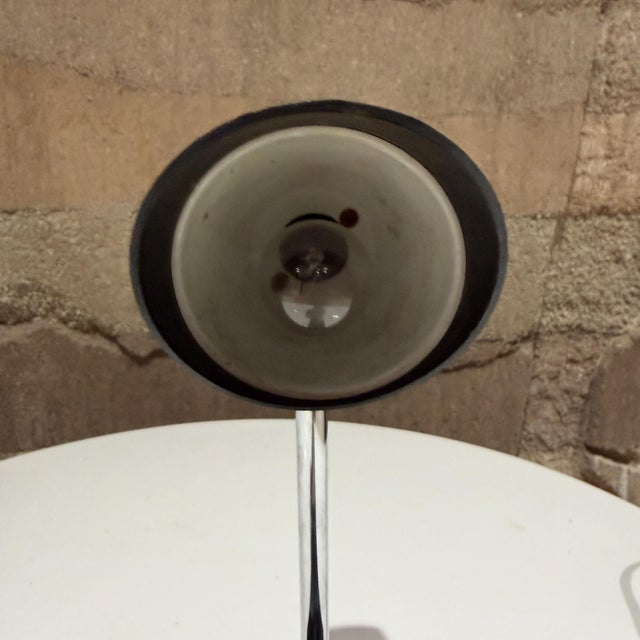 Metal Lightolier Lyric High-Intensity Desk Lamp Michael Lax Gerald Thurston MidCentury For Sale - Image 7 of 13