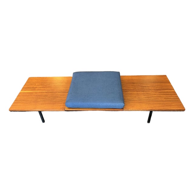 Mid Century Modern Modular Teak Platform Bench Seating, Uk Import c.1960 For Sale