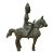 19th Century Burmese Bronze Nat Horse and Rider For Sale
