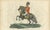 Hollywood Regency Richard Evans, Prince of Orange on a Rearing Dark Gray Charger, 1815, Engraving For Sale - Image 3 of 8