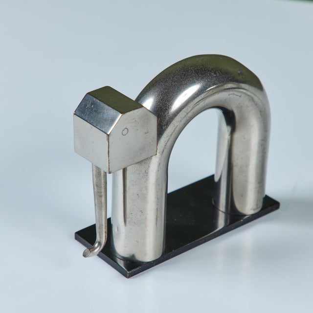 Pair of Chrome Elephant Bookends by Walter von Nessen for Chase USA For Sale - Image 15 of 16